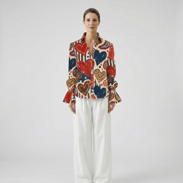 MECXY Hartjesblouse