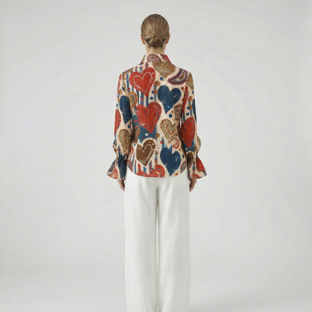 MECXY Hartjesblouse
