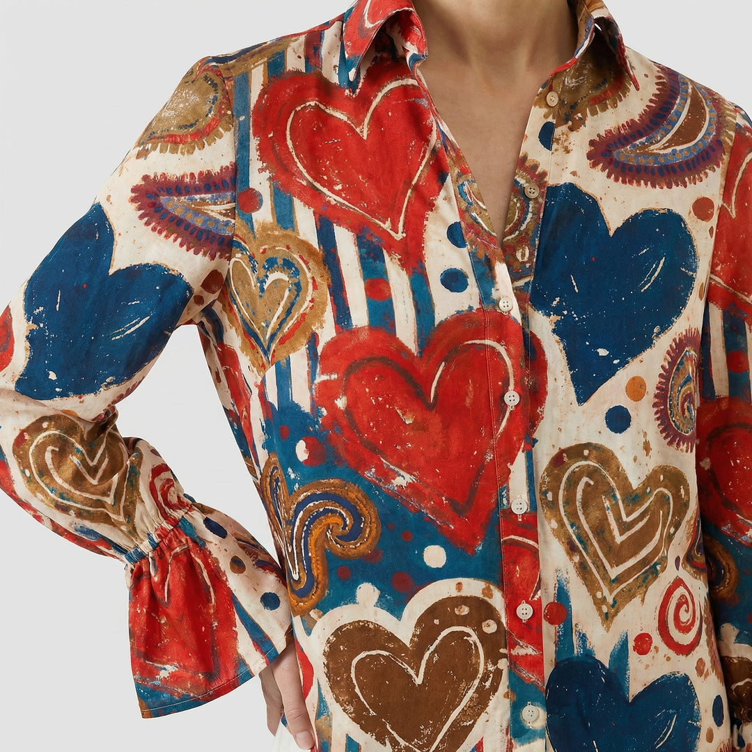 MECXY Hartjesblouse